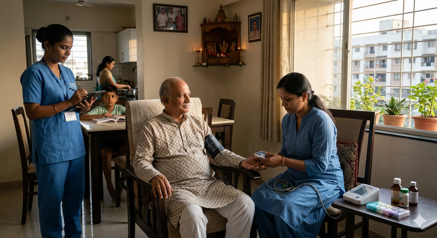 Book Cardiac Care at Home in Nashik – Medola