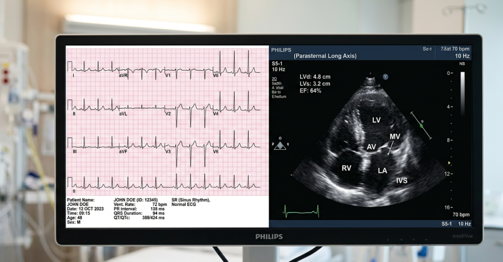 ECG vs 2D Echo e1779971233477