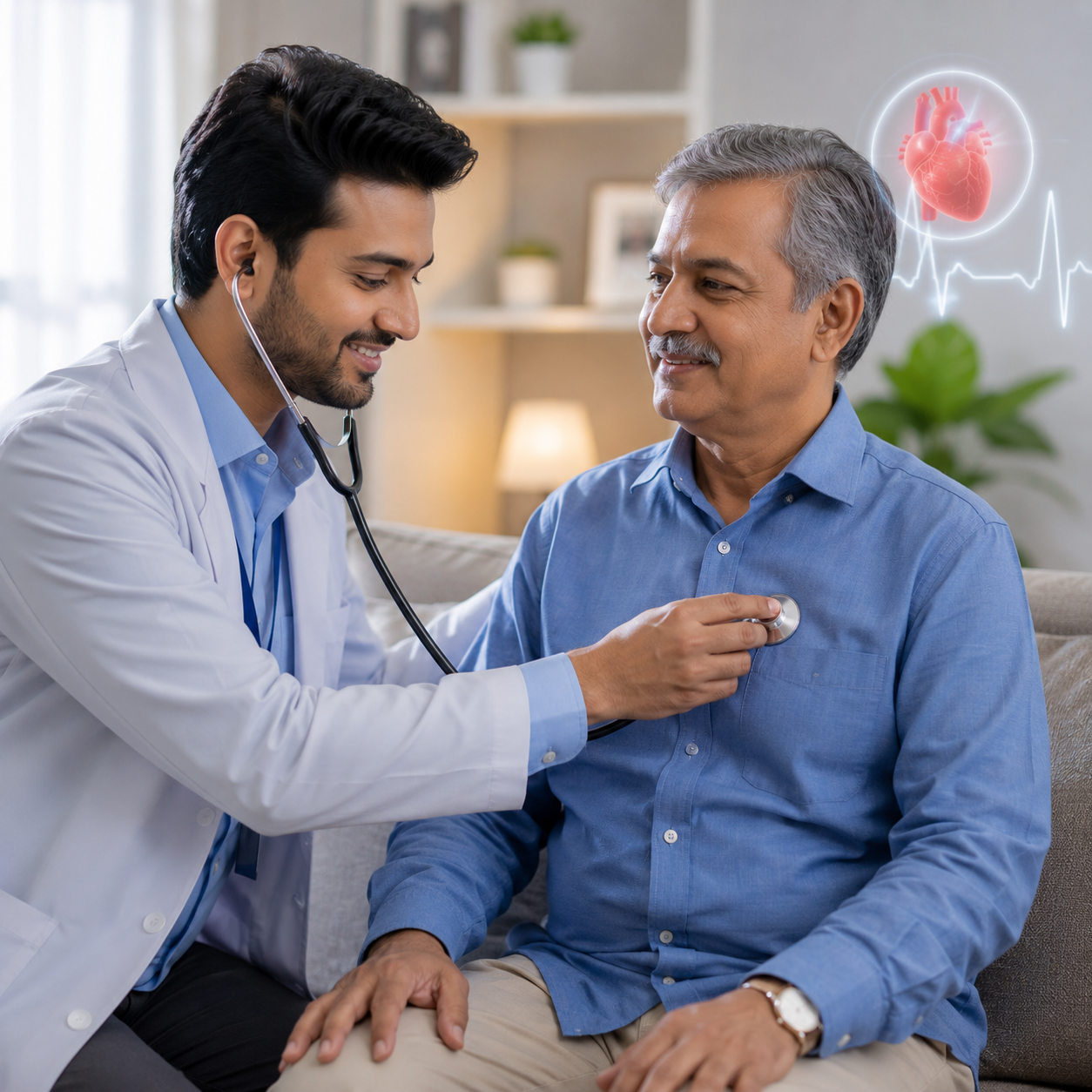 Heart care ECG at home Nashik — Medola